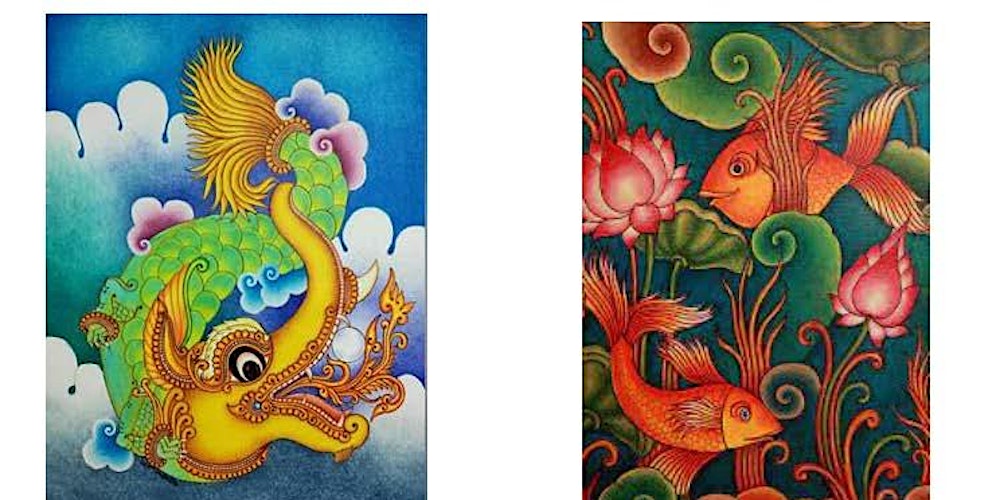 Kerala Mural Painting Classes / Workshop / sessions in Singapore