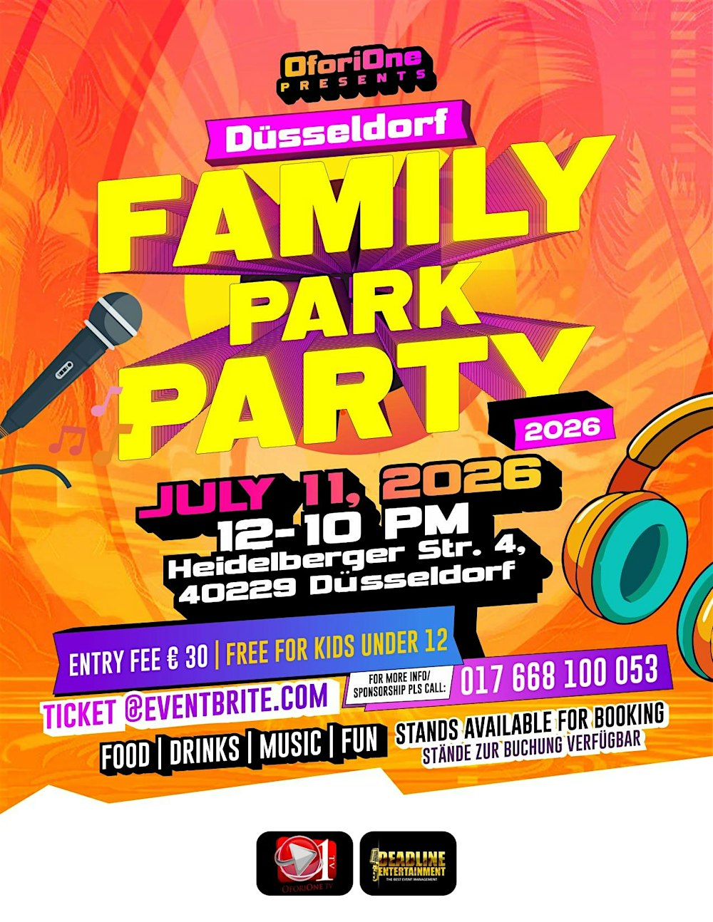 DÜSSELDORF FAMILY PARK PARTY 2026