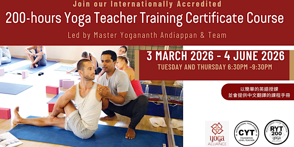 200-hours Yoga Teacher Training Certificate Course