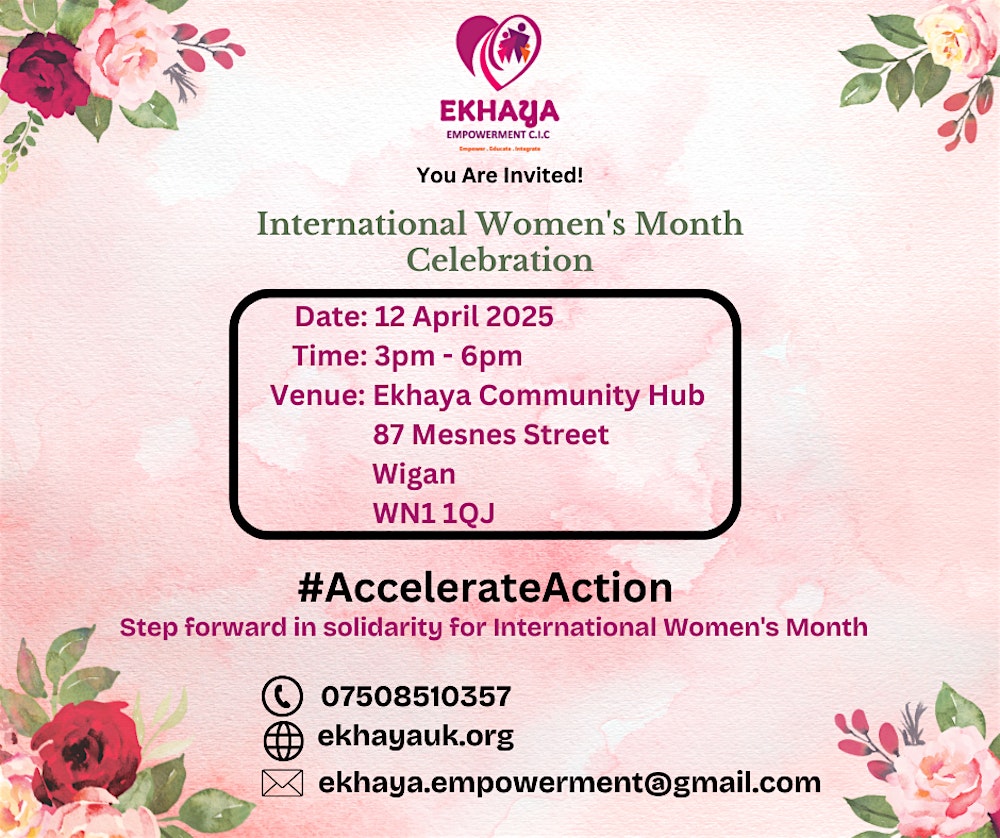 International  Women's Month Celebration