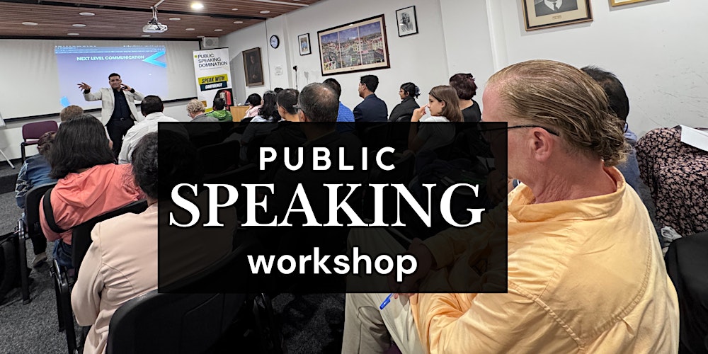 Master Public Speaking & captivate any room with confidence — Online Event