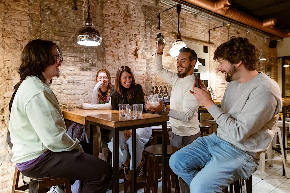 Spanish tapas and wine tour in a local neighborhood