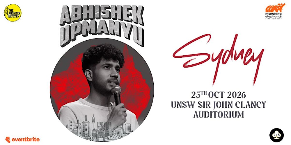 Abhishek Upmanyu Live Sydney