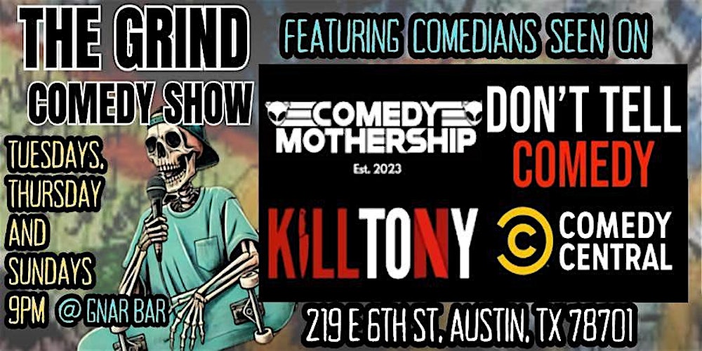 Grind Comedy @ Gnar Bar!