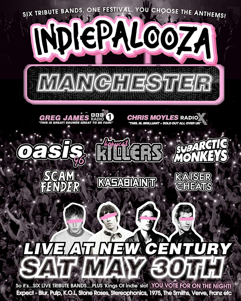 Arctic Monkeys Tribute - Manchester New Century - 30th  May 2026
