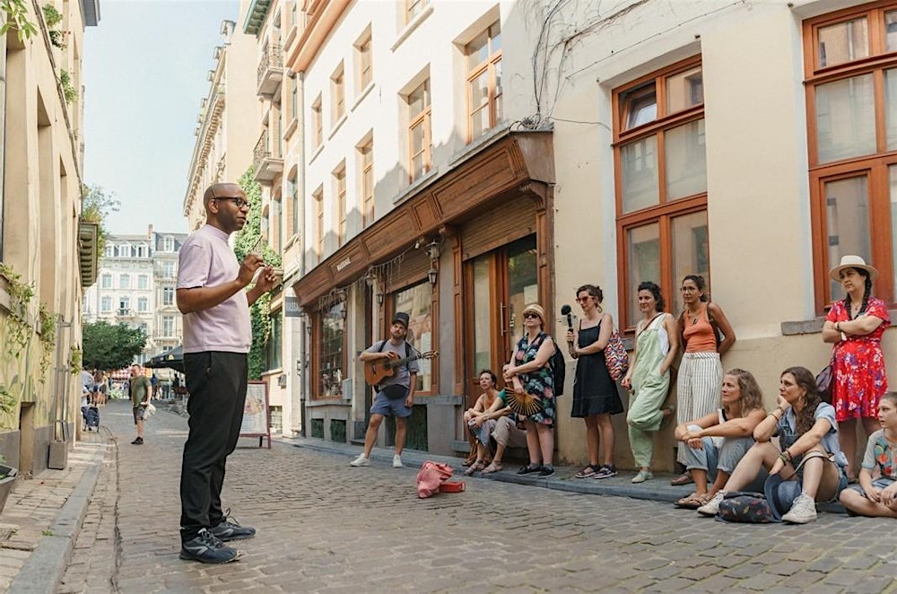 Visite guidée poétique de Bruxelles - par Nadjad, Nathan Colson & Léonie