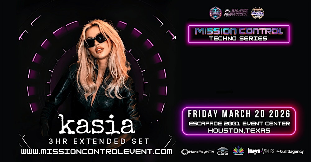 Mission Control Techno Series: Kasia (Drumcode, Afterlife)