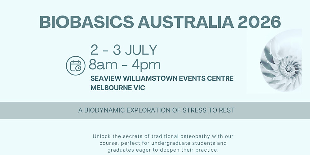 BioBasics Australia Course in Williamstown July 2 & 3