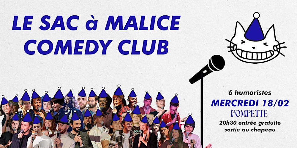 Soirée Stand Up "Sac à Malice" Pompette