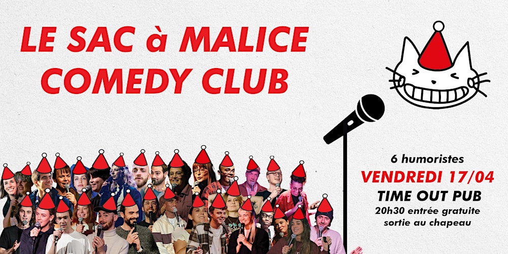 Soirée stand up Sac à Malice TIME OUT PUB