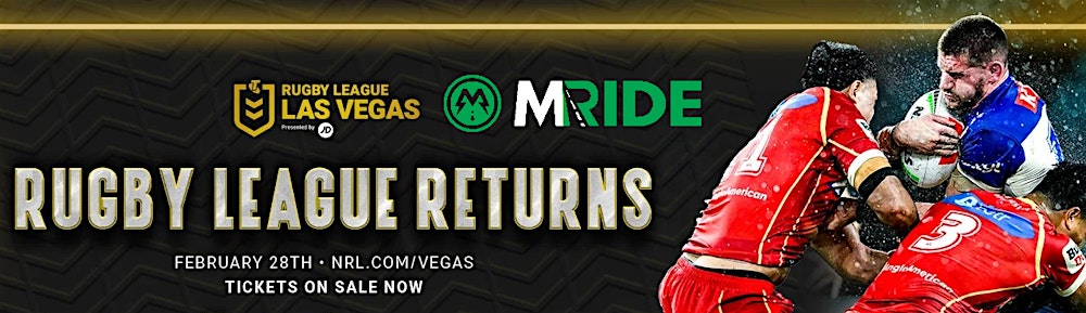 RUGBY LEAGUE LAS VEGAS Bus from The Palms Resort 2/28/2026