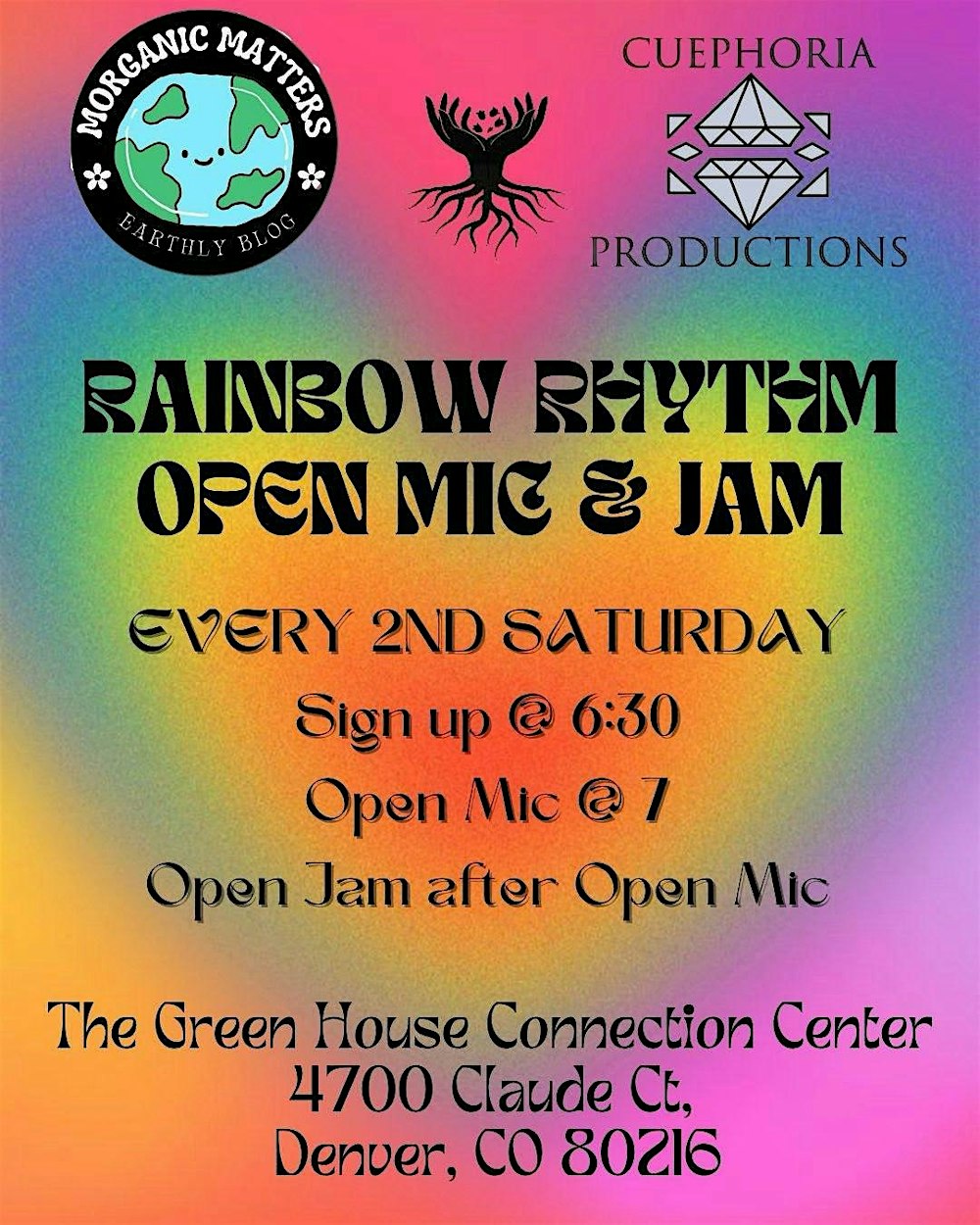 Rainbow Rhythm: An Inclusive Open Mic and Jam