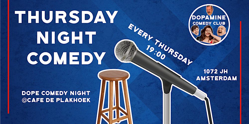 English Stand-up Comedy Amsterdam Every Thursday Night