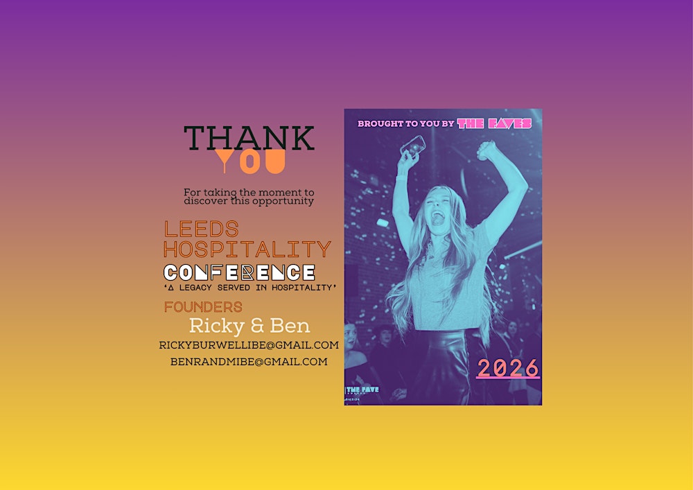 FAVES - Leeds Hospitality Conference - DAY 3 | Uplifting Men