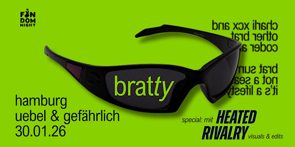 bratty • w/ charli xcx & other brat coded artists • hamburg