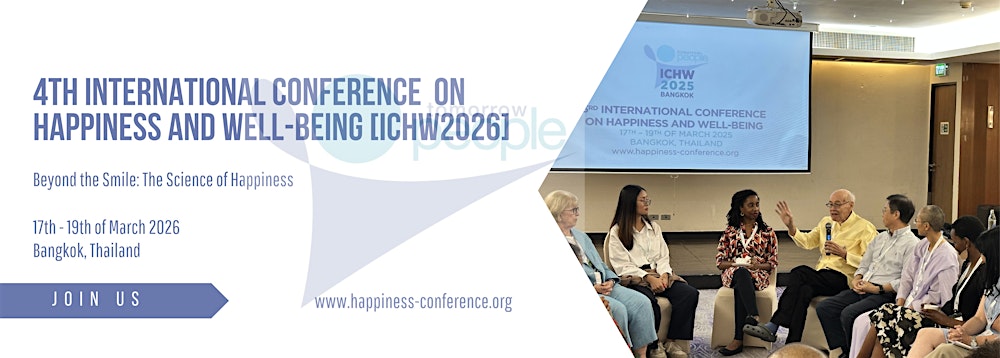 4th International Conference on Happiness and Well-being [ICHW2026]