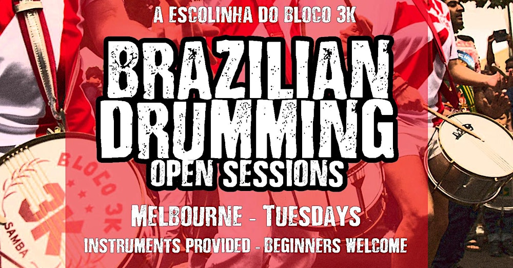 Brazilian Samba Drumming Workshop – Melbourne (All Levels Welcome)