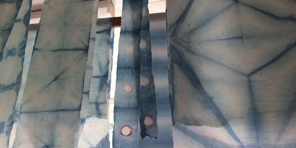 Dyeing with indigo - make your own furoshki wraps