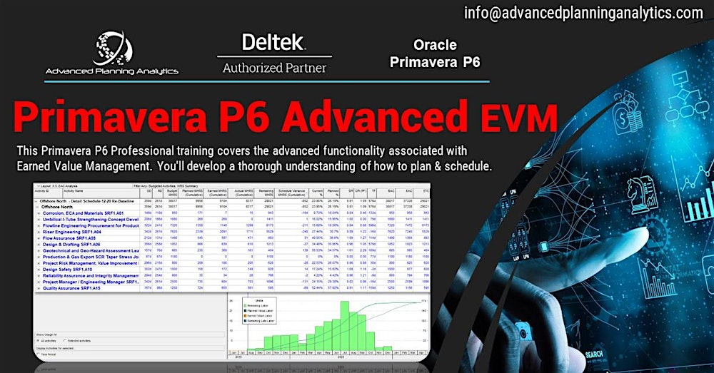 Primavera P6 Advanced EVM Training new