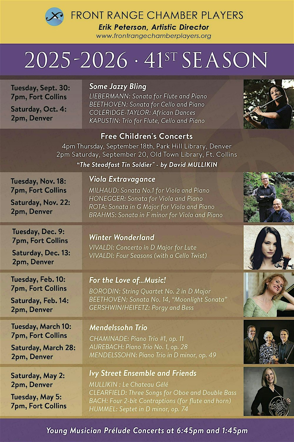 Concert #5 Denver: Mendelssohn Trio