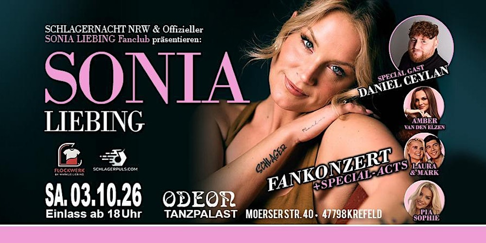 Sonia Liebing Fankonzert 2026