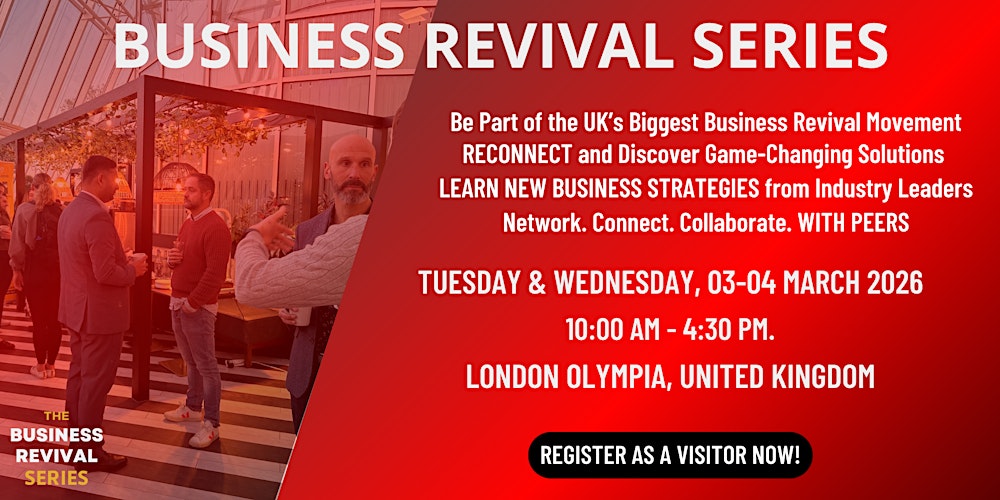 Business Revival Series 2026 | Book Your Visitor Ticket At Premier Show