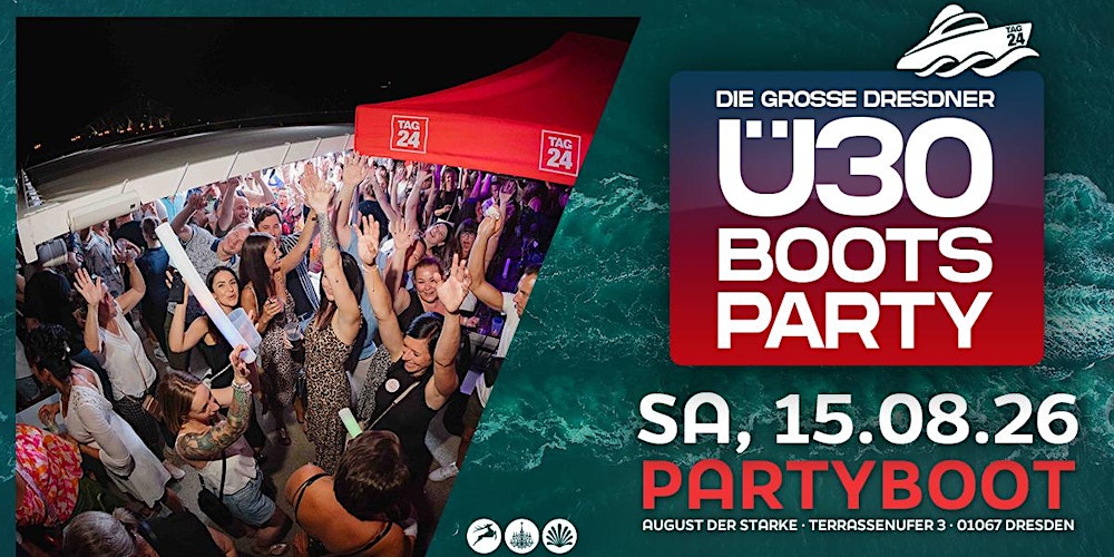 Die große Dresdner Ü30 Bootsparty