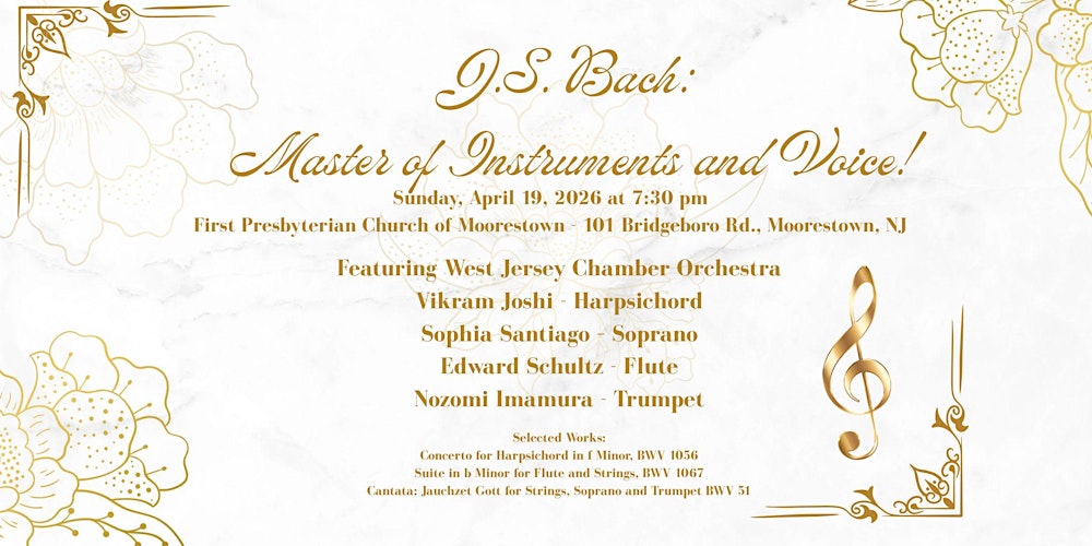 J.S. Bach – Master of Instruments and Voice!