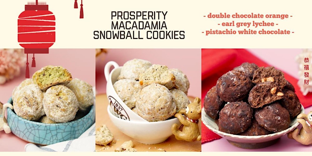 Lunar New Year Special; Macadamia Snowball Cookies