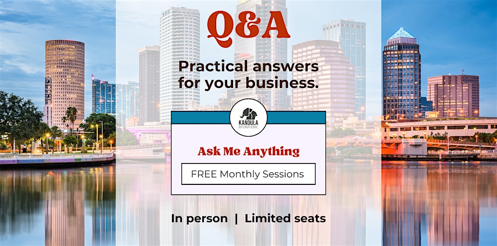 Ask Me Anything: Live Organization Growth Workshop Series