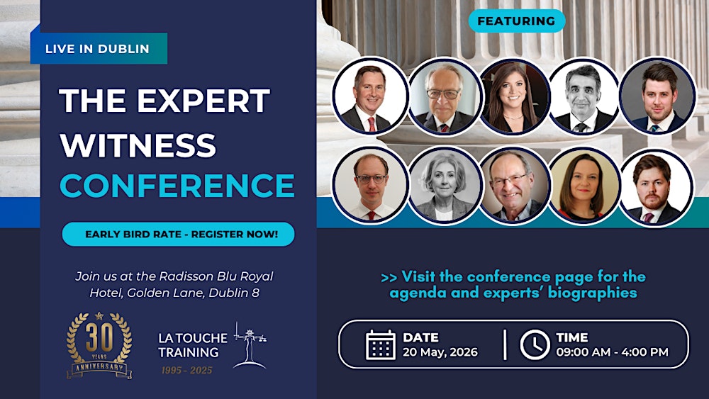 Ireland's Expert Witness Conference 2026