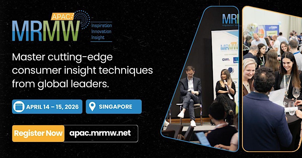 MRMW APAC 2026  - Market Research & Insights Summit