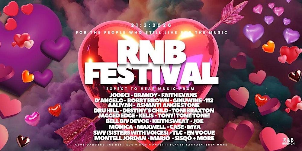 RNB Festival SAT 21 MARCH