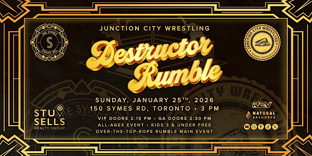 Junction City Wrestling - Destructor Rumble - January 25, 2026 @ The Symes