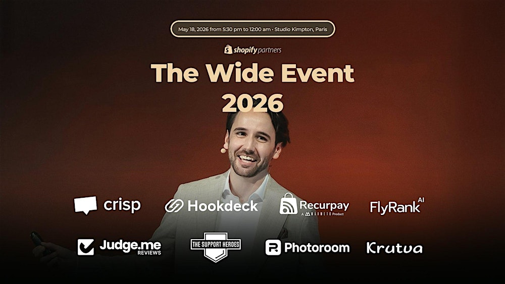 The Wide Event 2026 - A Shopify Partner Event for Merchants and Partners