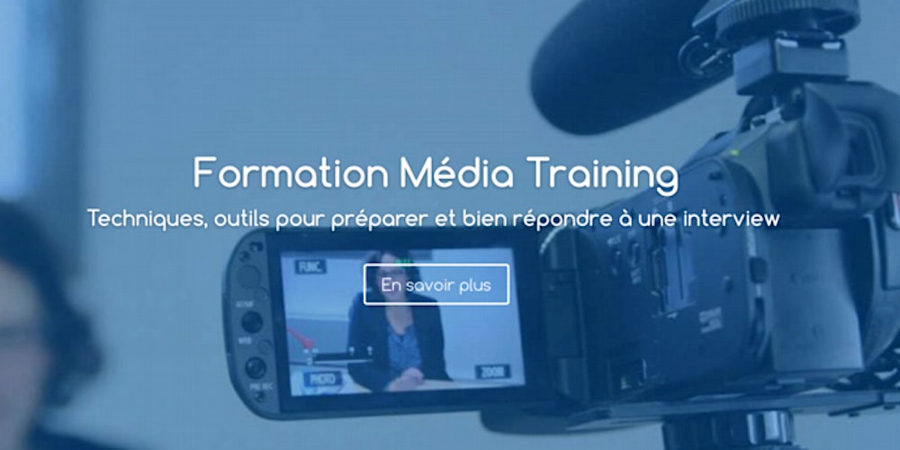 Formation Média Training à Paris