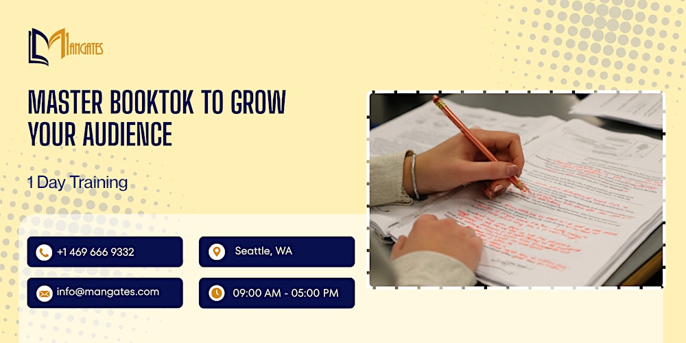 Master BookTok – 1 Day Training to Grow Your Audience in Seattle, WA