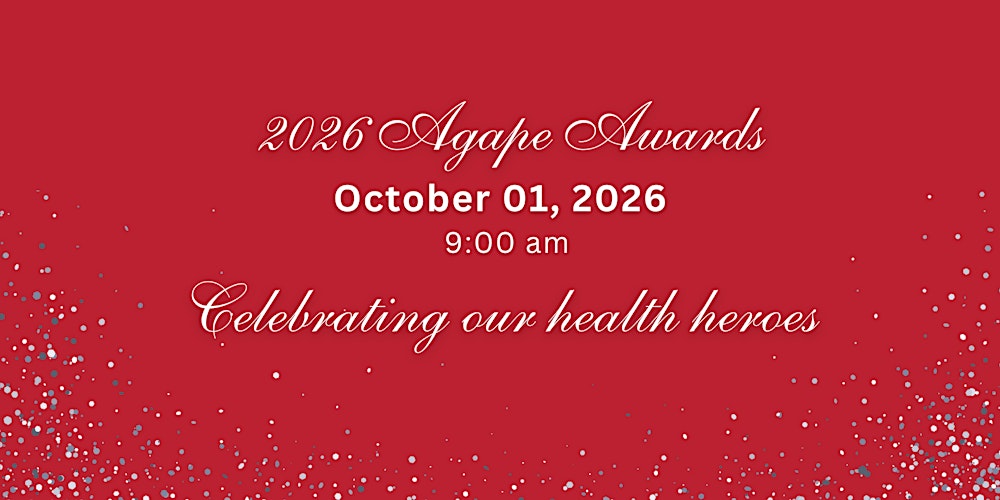 2026  Agape Family Health Awards