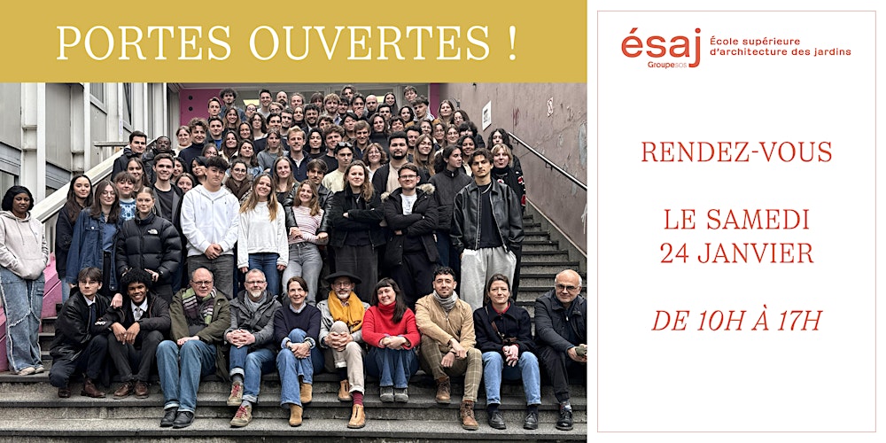 Journée Portes Ouvertes ESAJ - Samedi 24  janvier 2026