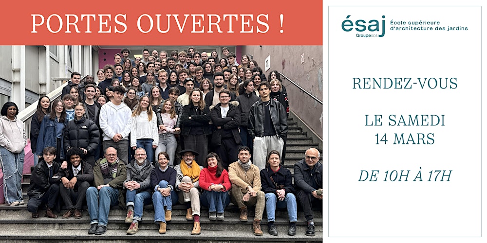 Journée Portes Ouvertes ESAJ - Samedi 14  mars 2026