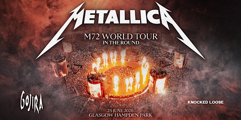 Metallica Concert Trip - Aberdeen To Hampden Park Stadium( Return Travel)