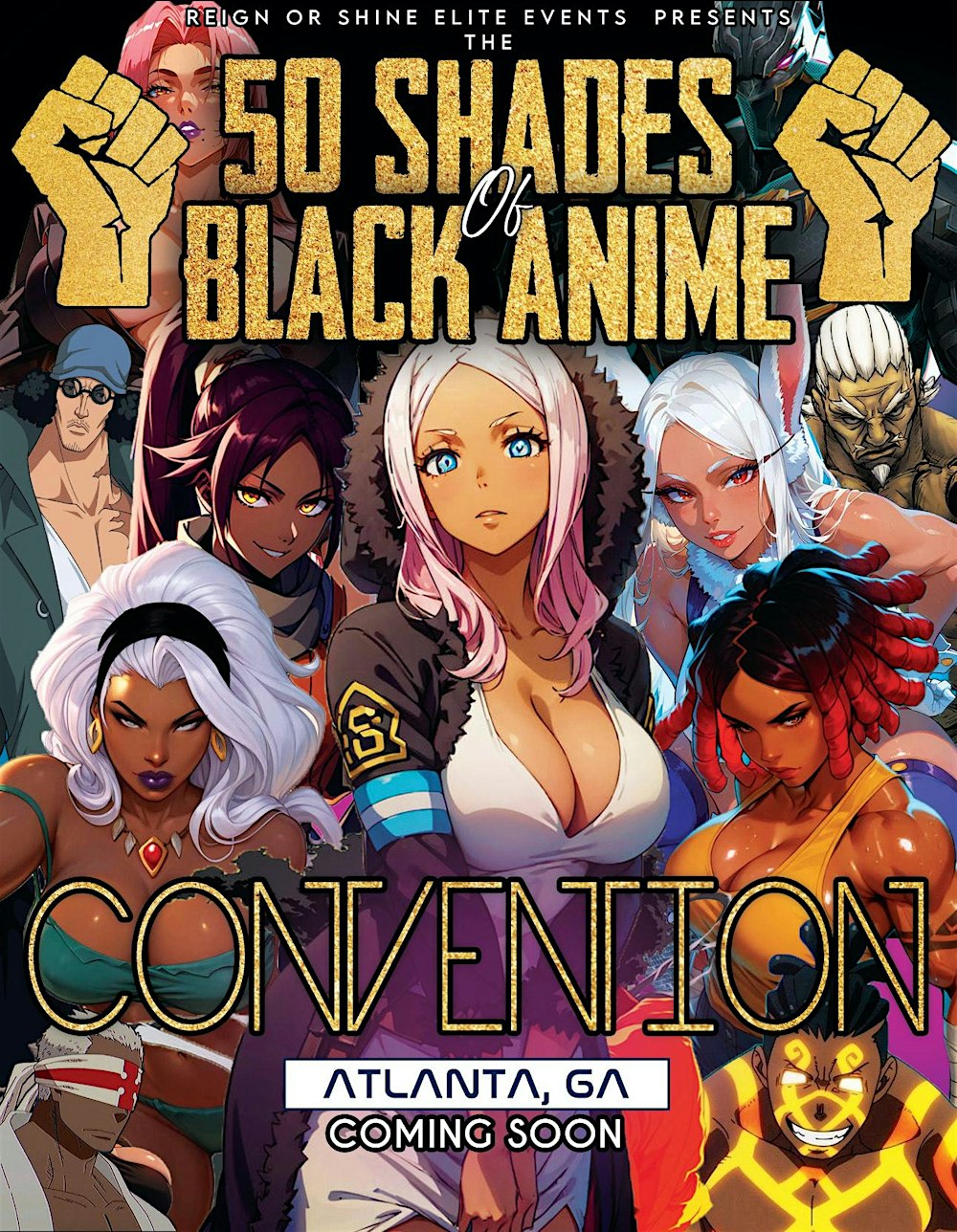 50 Shades of Black Anime ⭐Convention⭐