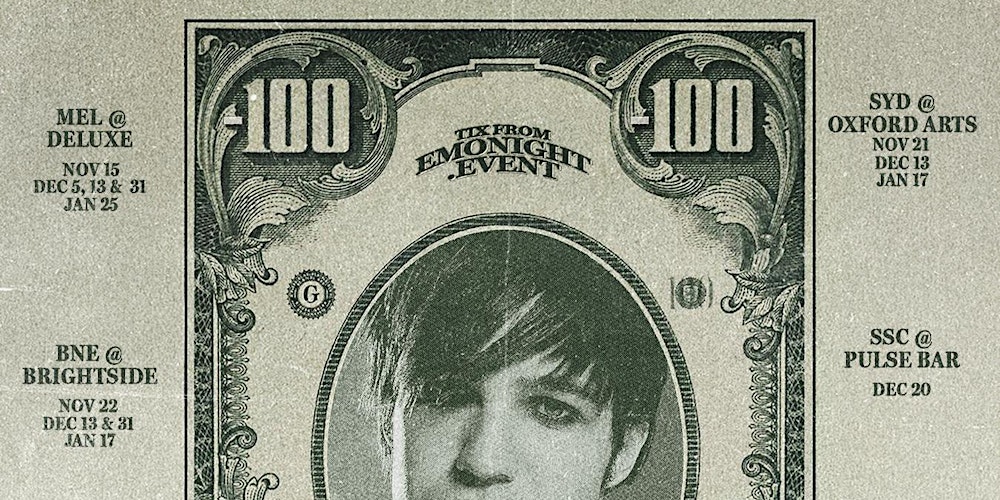 BROKE AF EMO NIGHT $5 TIX PUBLIC HOLIDAY EVE MELBOURNE