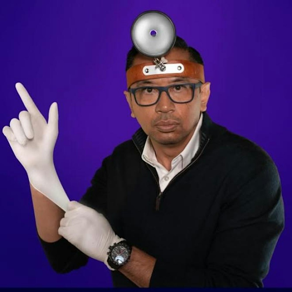 Vien "The Comic Doc" Phommachanh at the Clean Comedy Series with Mike Freed