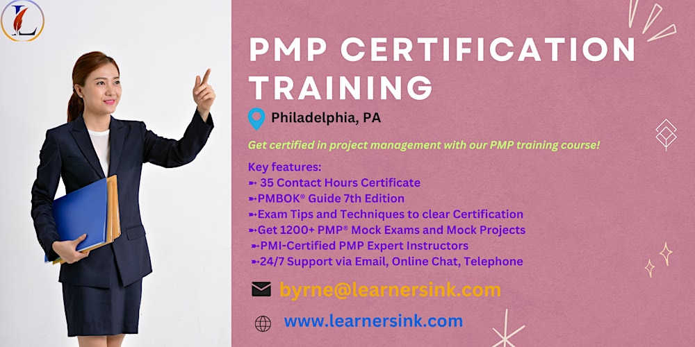 Confirmed PMP 4 days In-Person Training in Philadelphia, PA