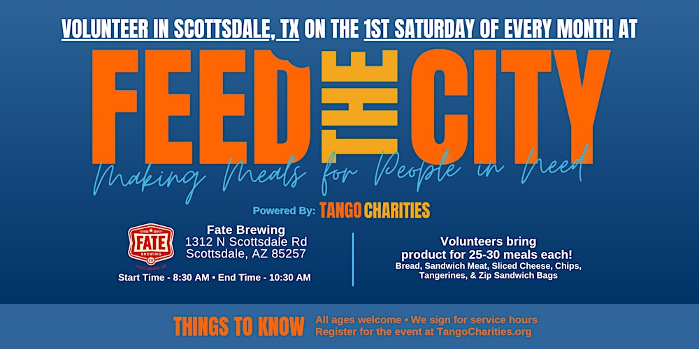 Feed The City Scottsdale: Making Meals for People In Need