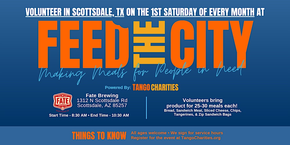 Feed The City Scottsdale: Making Meals for People In Need