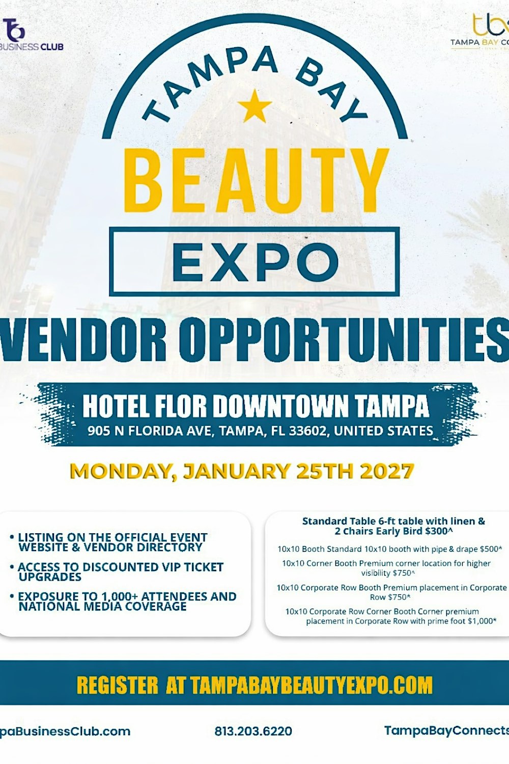 TAMPA BAY BEAUTY EXPO 2027