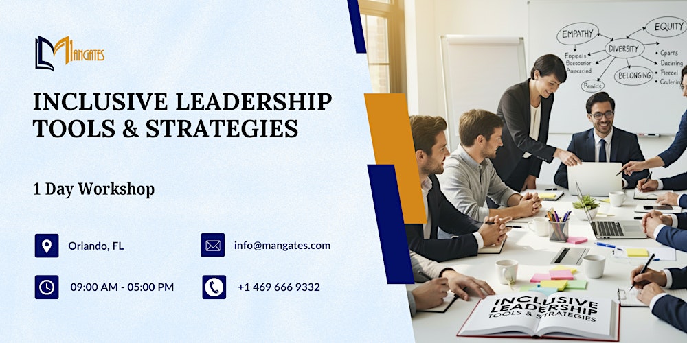 Inclusive Leadership Tools & Strategies – 1 Day Workshop in Orlando, FL