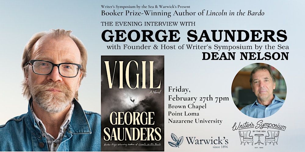 George Saunders Writers Symposium by the Sea w/Dean Nelson